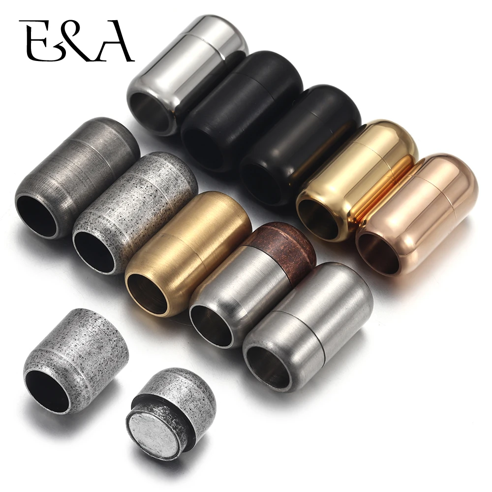 Patent Leather Shine - Okrągłe zapięcia magnetyczne ze stali nierdzewnej
